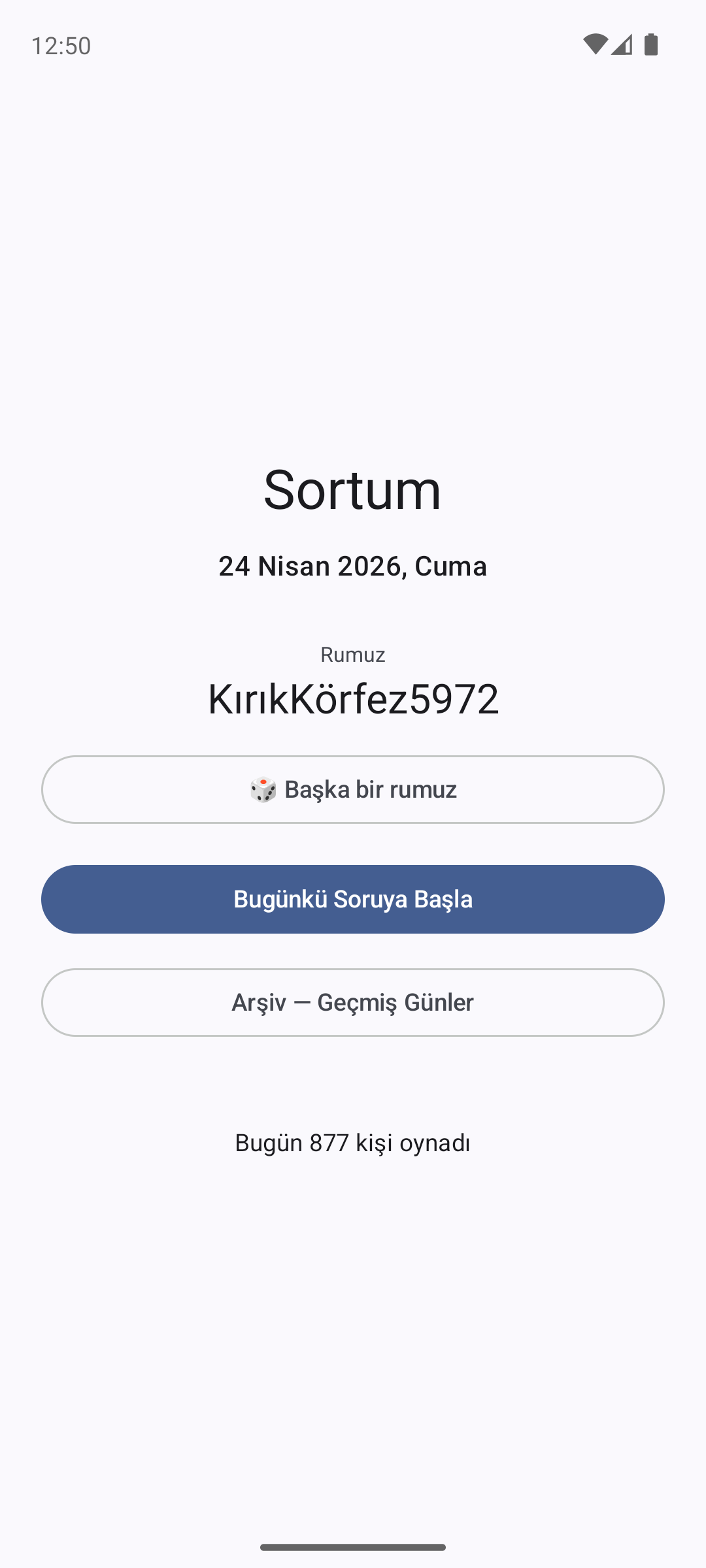 Sortum ana ekran